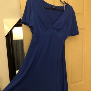 Chaps brand royal blue dress